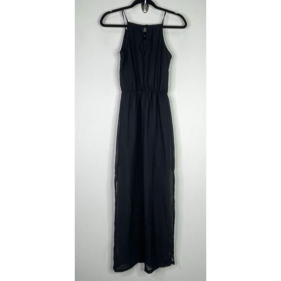 H&M Divided Sleeveless Chiffon Halter Maxi Dress Women's Size 2 - Picture 7 of 8